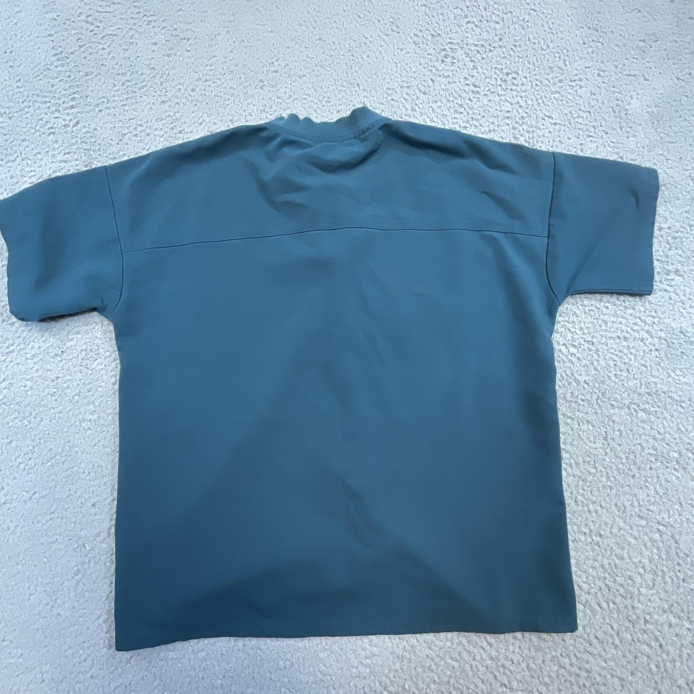 FIGS Shirt Womens‎ XS Green Mock Neck Scrub Top Technical Collection Pullover - Picture 3 of 8
